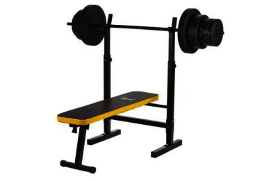 Everlast Folding Workout Bench with 50kg Weights Everlast Folding Workout Bench with 50kg Weights